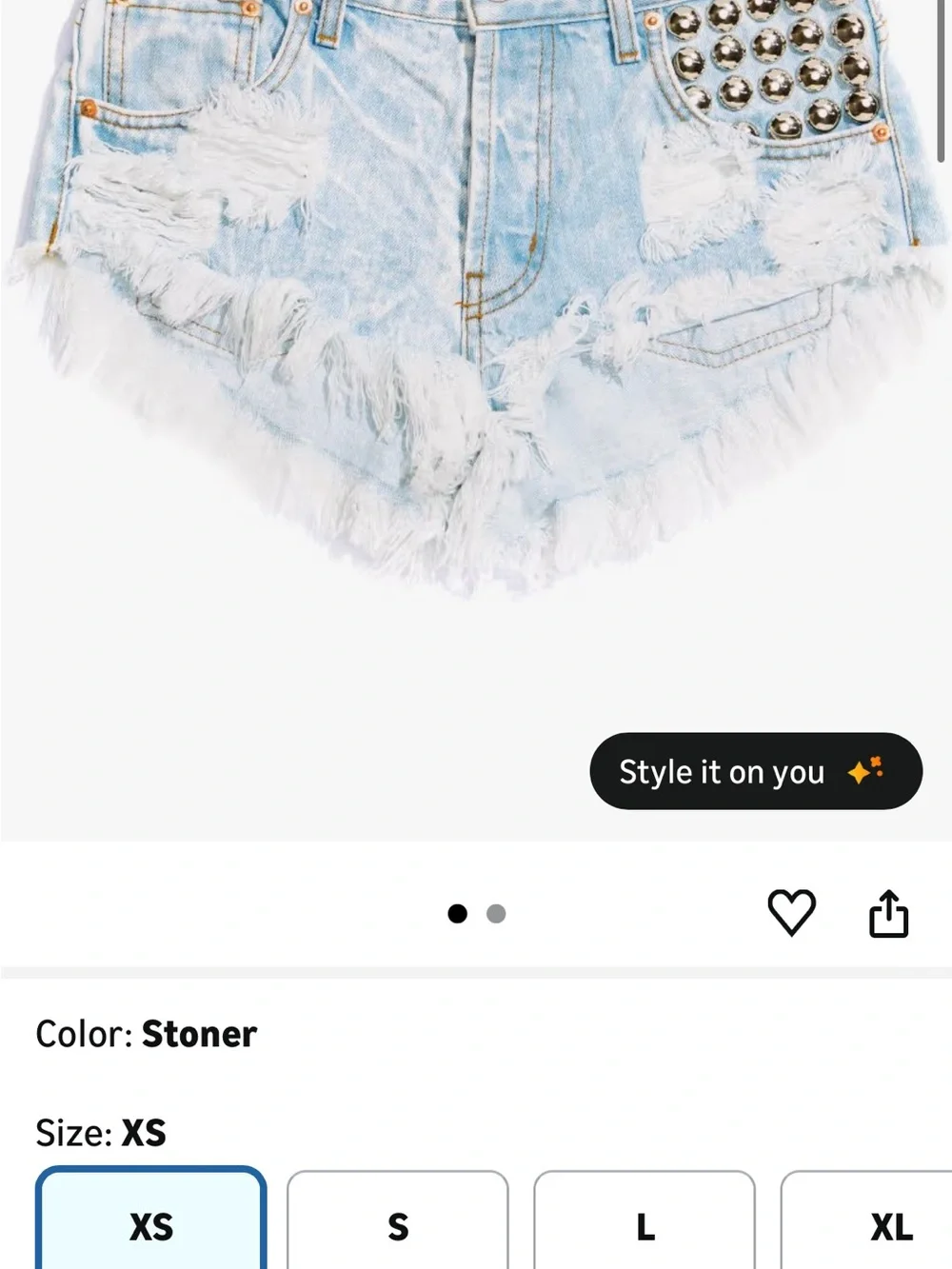 Runwaydreamz Denim Short